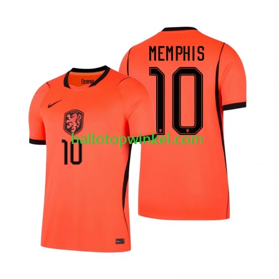 Nederland Voetbalshirt Memphis Depay 10 Heren Thuis Tenue WK 2026 Korte Mouw