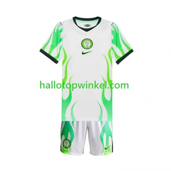 Nigeria Voetbalshirt Kleuters/Kids Uit Tenue 2026 Korte Mouw