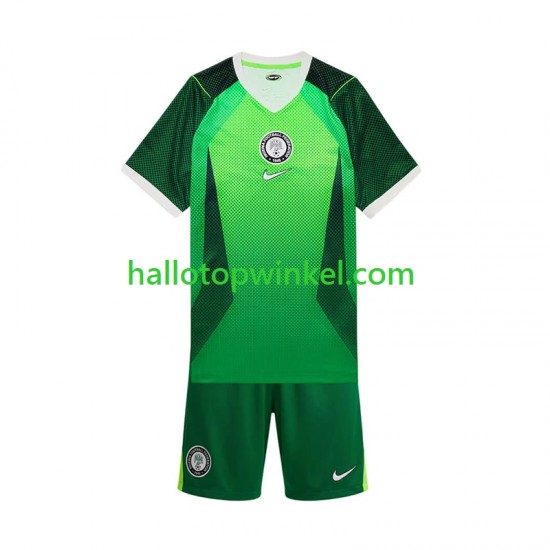 Nigeria Voetbalshirt Kleuters/Kids Thuis Tenue 2026 Korte Mouw