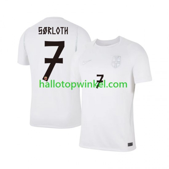 Noorwegen Voetbalshirt Alexander Sorloth 7 Heren Derde Tenue WK 2026 Korte Mouw