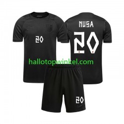 Noorwegen Voetbalshirt Antonio NUSA 20 Kleuters/Kids Uit Tenue WK 2026 Korte Mouw
