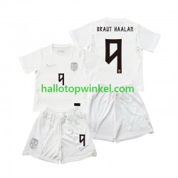 Noorwegen Voetbalshirt Braut Haaland 9 Kleuters/Kids Derde Tenue WK 2026 Korte Mouw