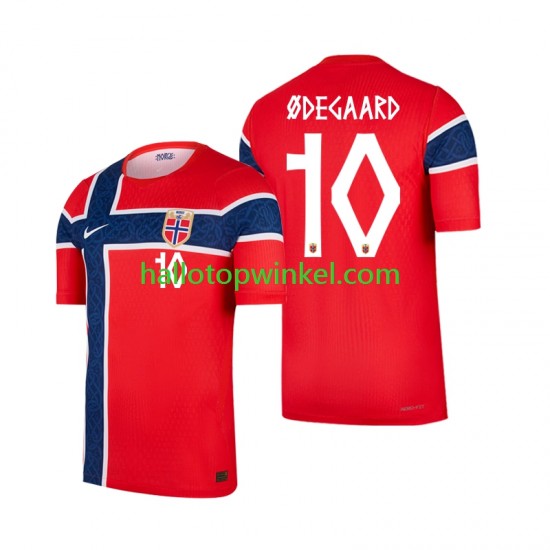 Noorwegen Voetbalshirt Martin Odegaard 10 Heren Thuis Tenue WK 2026 Korte Mouw
