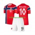 Noorwegen Voetbalshirt Martin Odegaard 10 Kleuters/Kids Thuis Tenue WK 2026 Korte Mouw
