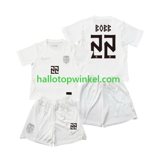 Noorwegen Voetbalshirt Oscar Bobb 22 Kleuters/Kids Derde Tenue WK 2026 Korte Mouw