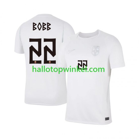 Noorwegen Voetbalshirt Oscar Bobb 22 Heren Derde Tenue WK 2026 Korte Mouw