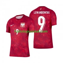 Polen Voetbalshirt Robert Lewandowski 9 Heren Uit Tenue 2026 Korte Mouw