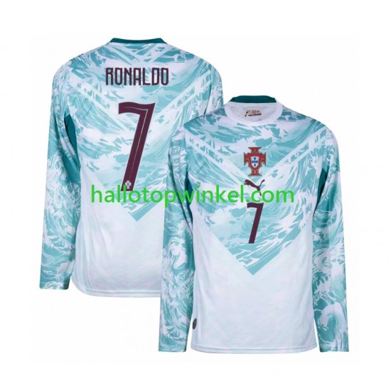 Portugal Voetbalshirt Cristiano Ronaldo 7 Heren Uit Tenue WK 2026 Lange Mouw