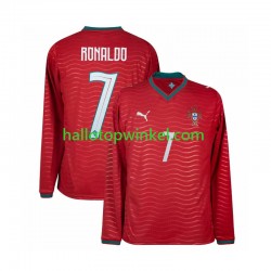 Portugal Voetbalshirt Cristiano Ronaldo 7 Heren Thuis Tenue WK 2026 Lange Mouw