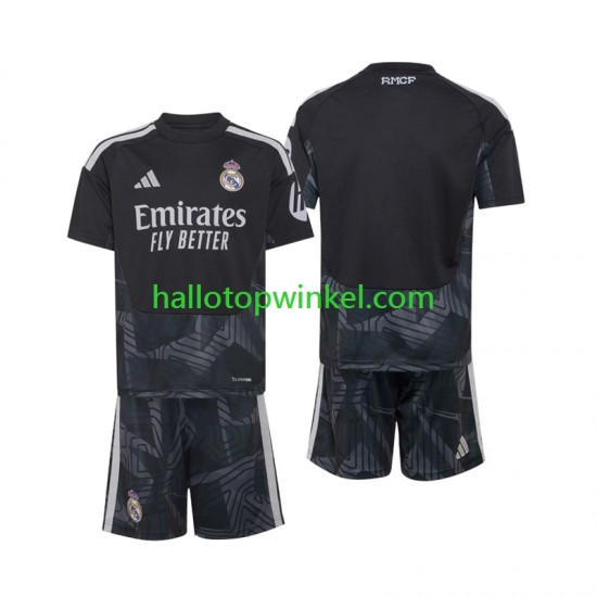 Real Madrid Voetbalshirt Doelman Kleuters/Kids Thuis Tenue 2026-2027 Korte Mouw