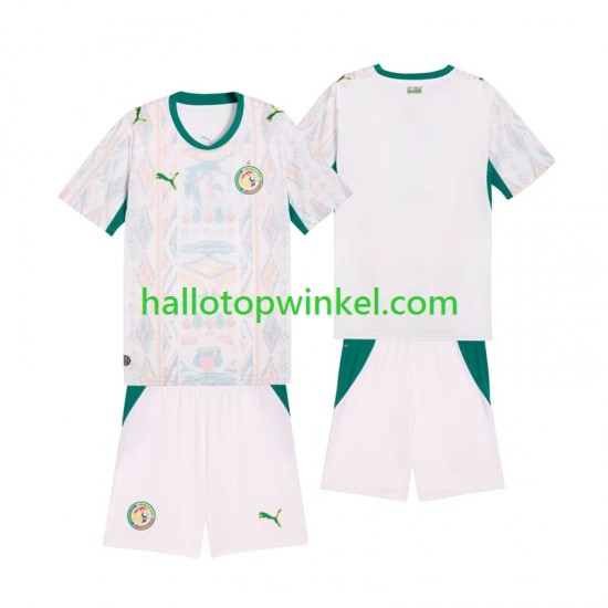 Senegal Voetbalshirt Kleuters/Kids Thuis Tenue 2026 2027 Korte Mouw