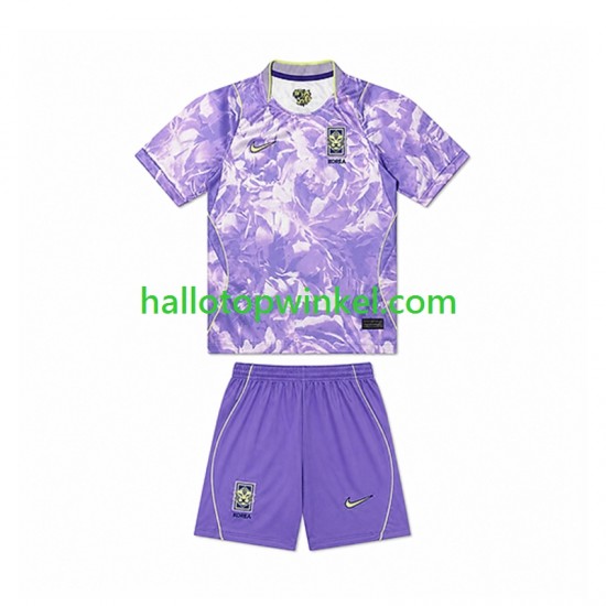 Zuid-Korea Voetbalshirt Kleuters/Kids Uit Tenue WK 2026 Korte Mouw