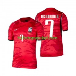 Zuid-Korea Voetbalshirt Son Heung-min 7 Heren Thuis Tenue WK 2026 Korte Mouw