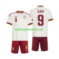 Spanje Voetbalshirt Gavi 9 Kleuters/Kids Uit Tenue WK 2026 Korte Mouw