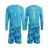 Spanje Voetbalshirt David Raya 1 Doelman Kleuters/Kids Thuis Tenue WK 2026 Lange Mouw