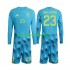 Spanje Voetbalshirt Unai Simon 23 Doelman Kleuters/Kids Thuis Tenue WK 2026 Lange Mouw