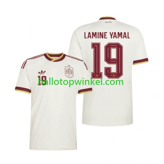 Spanje Voetbalshirt Lamine Yamal 19 Heren Uit Tenue WK 2026 Korte Mouw