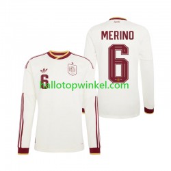 Spanje Voetbalshirt Mikel Merino 6 Heren Uit Tenue WK 2026 Lange Mouw