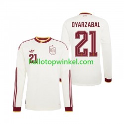 Spanje Voetbalshirt Mikel Oyarzabal 21 Heren Uit Tenue WK 2026 Lange Mouw