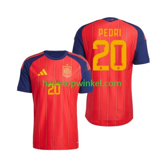 Spanje Voetbalshirt Pedri 20 Heren Thuis Tenue WK 2026 Korte Mouw