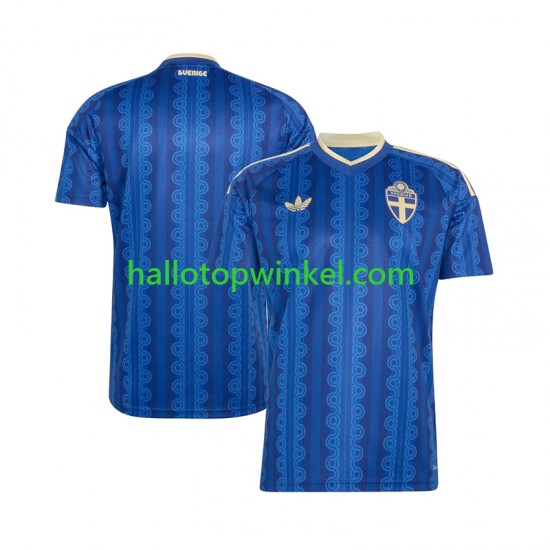 Zweden Voetbalshirt Heren Uit Tenue WK 2026 Korte Mouw