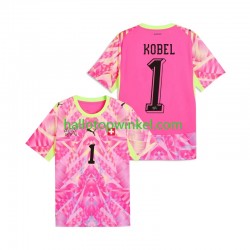 Zwitserland Voetbalshirt Gregor Kobel 1 Doelman Heren Uit Tenue WK 2026 Korte Mouw