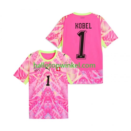 Zwitserland Voetbalshirt Gregor Kobel 1 Doelman Heren Uit Tenue WK 2026 Korte Mouw