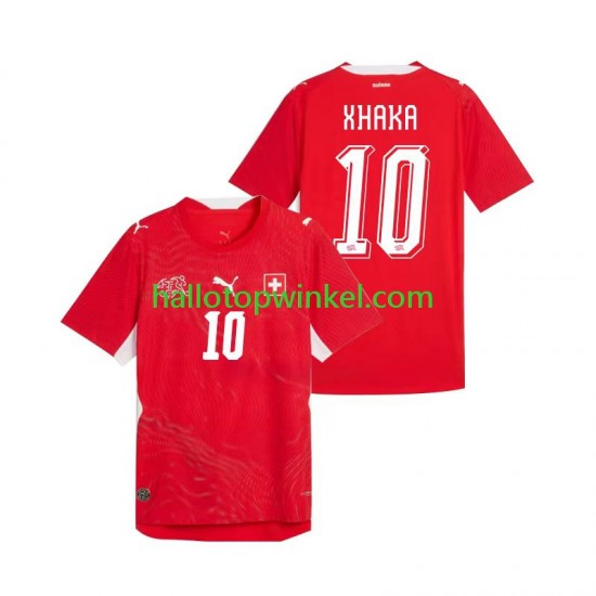 Zwitserland Voetbalshirt Granit Xhaka 10 Heren Thuis Tenue WK 2026 Korte Mouw