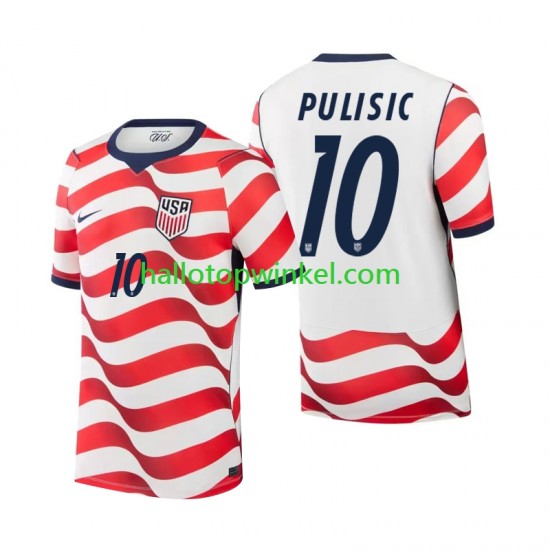 USA Voetbalshirt Christian Pulisic 10 Heren Thuis Tenue WK 2026 Korte Mouw