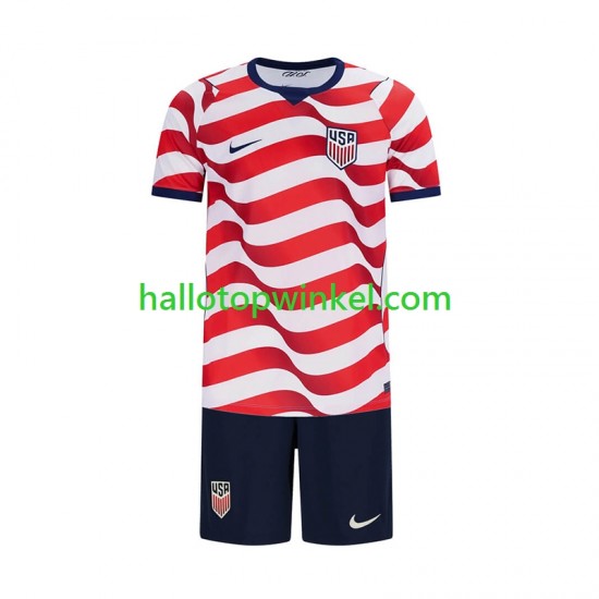 USA Voetbalshirt Kleuters/Kids Thuis Tenue WK 2026 Korte Mouw