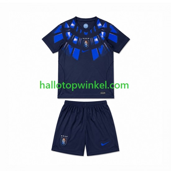 Uruguay Voetbalshirt Kleuters/Kids Uit Tenue WK 2026 Korte Mouw