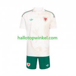 Wales Voetbalshirt Kleuters/Kids Uit Tenue WK 2026 Korte Mouw