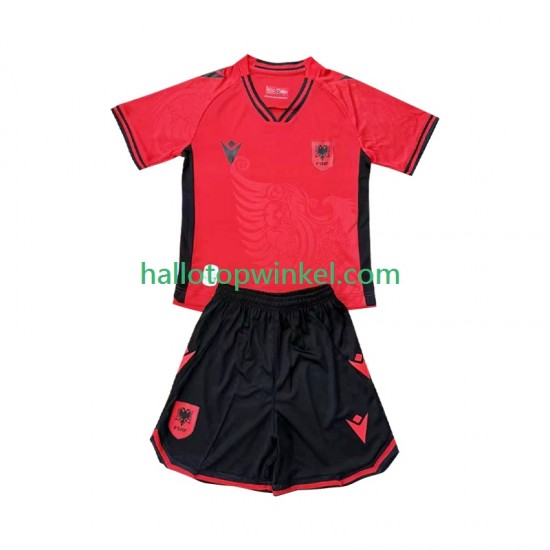 Albanië Voetbalshirt Kleuters/Kids Thuis Tenue 2026 Korte Mouw