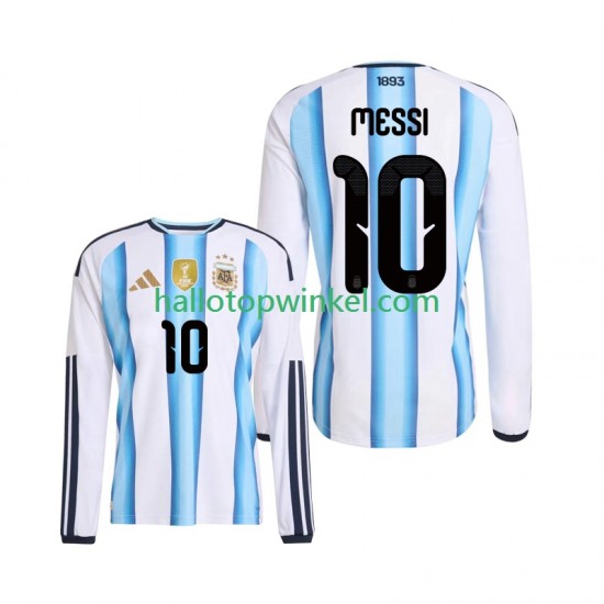 Argentinië Voetbalshirt Lionel Messi 10 Heren Thuis Tenue WK 2026 Lange Mouw