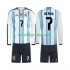Argentinië Voetbalshirt Rodrigo De Paul 7 Kleuters/Kids Thuis Tenue WK 2026 Lange Mouw