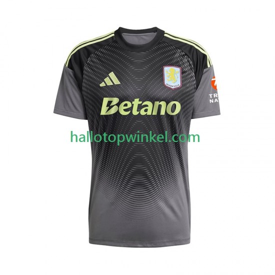 Aston Villa Voetbalshirt Doelman Heren Thuis Tenue 2025-2026 Korte Mouw