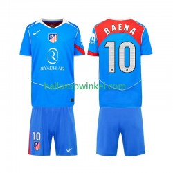 Atlético Madrid Voetbalshirt Alex Baena 10 Kleuters/Kids Derde Tenue 2025-2026 Korte Mouw