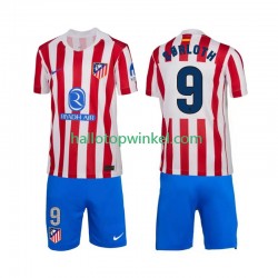 Atlético Madrid Voetbalshirt Alexander Sorloth 9 Kleuters/Kids Thuis Tenue 2025-2026 Korte Mouw