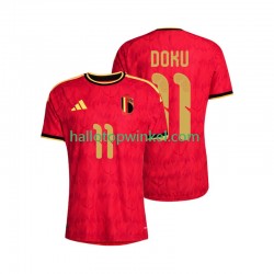 België Voetbalshirt Jeremy Doku 11 Heren Thuis Tenue WK 2026 Korte Mouw