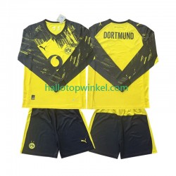 Borussia Dortmund Voetbalshirt Kleuters/Kids Thuis Tenue 2025-2026 Lange Mouw