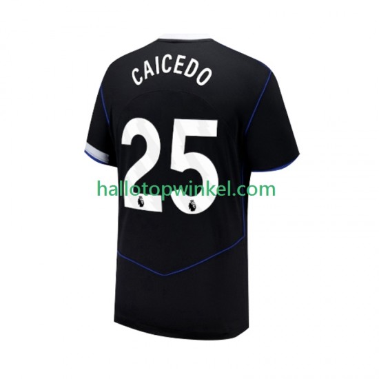 Chelsea Voetbalshirt Moises Caicedo 25 Heren Derde Tenue 2025-2026 Korte Mouw