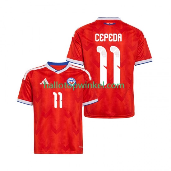 Chili Voetbalshirt Lucas Cepeda 11 Heren Thuis Tenue 2026 Korte Mouw