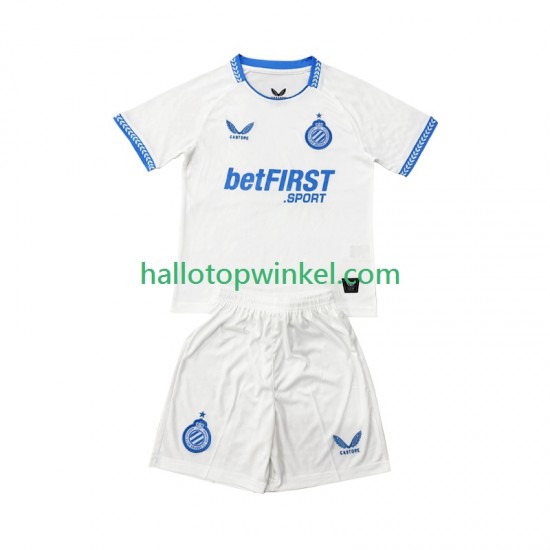 Club Brugge Voetbalshirt Kleuters/Kids Uit Tenue 2025-2026 Korte Mouw