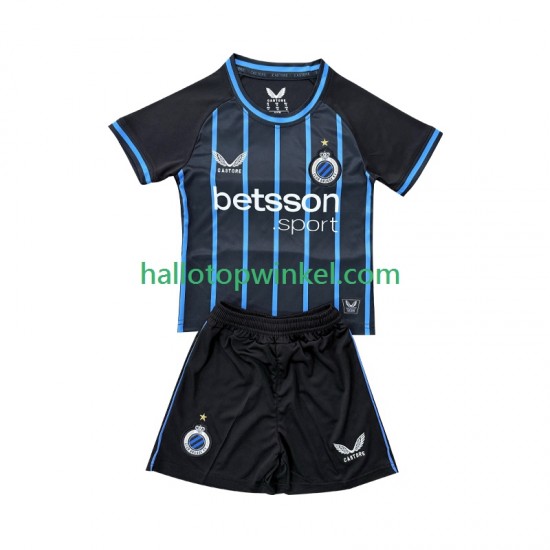 Club Brugge Voetbalshirt Kleuters/Kids Thuis Tenue 2025-2026 Korte Mouw