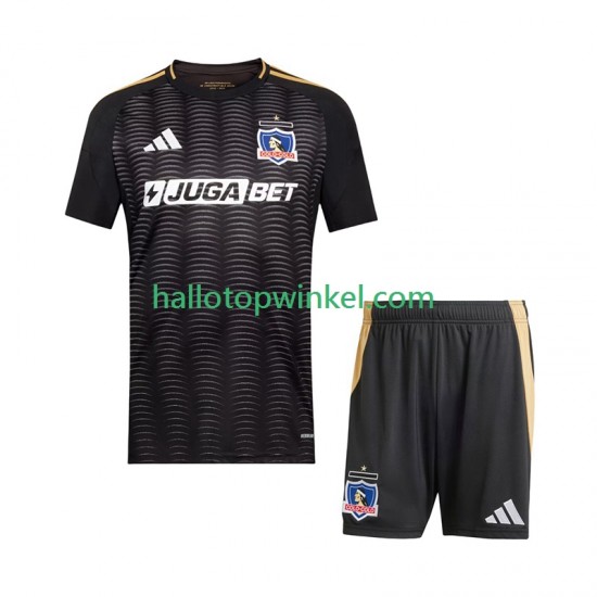 Colo-Colo Voetbalshirt Kleuters/Kids Uit Tenue 2025-2026 Korte Mouw