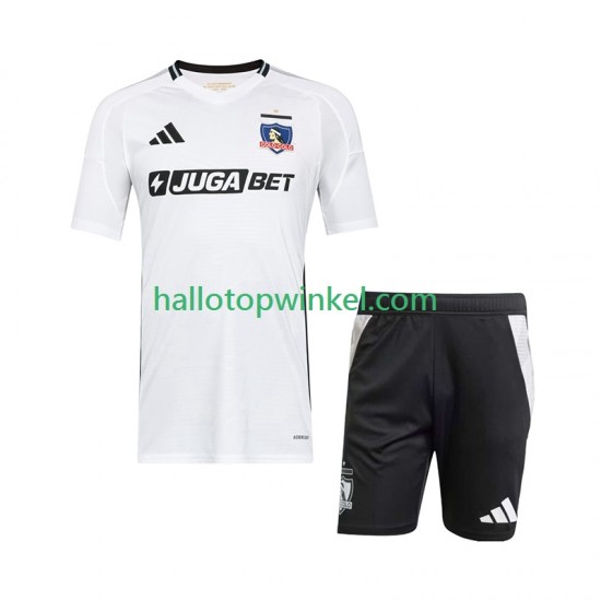 Colo-Colo Voetbalshirt Kleuters/Kids Thuis Tenue 2025-2026 Korte Mouw