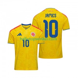 Colombia Voetbalshirt James Rodriguez 10 Heren Thuis Tenue WK 2026 Korte Mouw