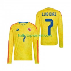 Colombia Voetbalshirt Luis Diaz 7 Heren Thuis Tenue WK 2026 Lange Mouw