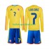 Colombia Voetbalshirt Luis Diaz 7 Kleuters/Kids Thuis Tenue WK 2026 Lange Mouw