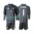 Costa Rica Voetbalshirt Keylor Navas 1 Doelman Kleuters/Kids Uit Tenue 2025 Lange Mouw